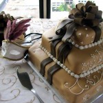 Masquerade Wedding cake