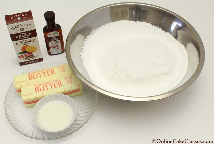 Basic Cake Ingredients: